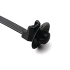 Hellermanntyton - Lanière à pied ancre 157x4.6mm Ø 6.3 à 6.7 mm en PA66HS noir -T50SOSKSFT6.5E