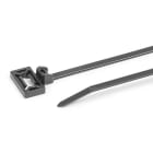 Hellermanntyton - Lanière superposable 163x4.6mm pour goujon Ø 5 mm en PA66HS noir - T50SOSWSP5E2