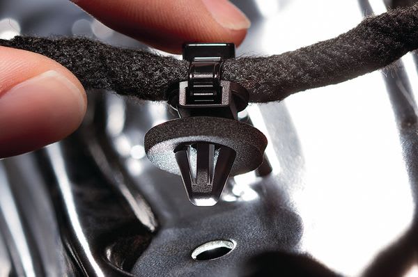 Hellermanntyton - Lanière de fixation à pied ancre 200 x 4.6 mm en PA66HS noir - T50ROSSFT6.5