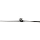 Hellermanntyton - Lanière de fixation pour bord de tôle 150 x 4.6 mm en PA66HS noir - T50SOSEC5A