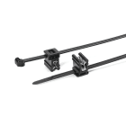 Hellermanntyton - Lanière de fixation sur bord de tôle 150 x 4.6 mm en PA66HS noir - T50SOSEC4A