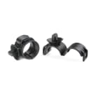 Hellermanntyton - Clip à pied ancre oblong pour gaine annelée Ø 21 mm en PA66HIRHS noir - RCCD21
