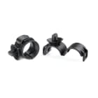 Hellermanntyton - Clip à pied ancre oblong pour gaine annelée Ø 21 mm en PA66HIRHS noir - RCCD21