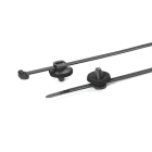 Hellermanntyton - Lanière de fixation à pied ancre 200x4.6mm PA66 HIRHS noir - T50ROSSFT6.5