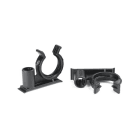 Hellermanntyton - Clip pour goujon Ø 6 mm pour gaine annelée Ø 17 mm en PA66HIRHS noir - CTC17SBS6
