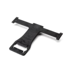 Hellermanntyton - Clip plat à enrubanner pour goujon Ø 5 mm en PA66HIRHS noir - BC30
