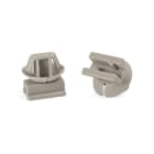 Hellermanntyton - Clip pour connecteur à pied ancre oblong trou 7x12 mm en PA66HIRHS Gris - CCSFT7