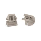 Hellermanntyton - Clip pour connecteur à pied ancre oblong trou 7x12 mm en PA66HIRHS Gris - CCSFT7