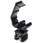 Hellermanntyton - Clip pour bord de tôle pour 2 câbles Ø 8.0mm en PA66HIR noir - EC41