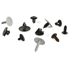 Hellermanntyton - Cache ou obturateur en PA66HIR pour Ø trou 6.5 mm à 7 mm Gris - PLUGFT6XL
