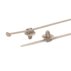 Hellermanntyton - Lanière de fixation 145x3.4 mm à pied ancre Ø 6.5 mm en PEEK beige - PT2AP1SFT65