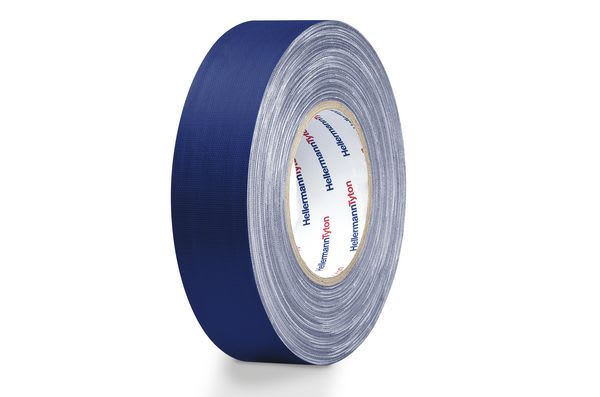 Hellermanntyton - Ruban textile HelaTape Tex- Bleu 19x10