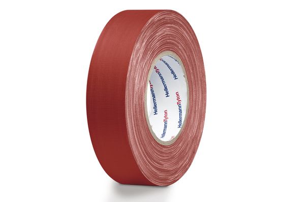 Hellermanntyton - Ruban textile HelaTape Tex - Rouge 19x10