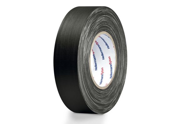 Hellermanntyton - Ruban textile HelaTape Tex - Noir 19x10