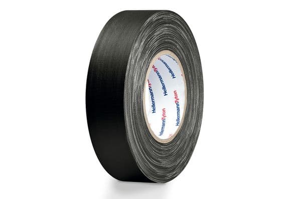 Hellermanntyton - Ruban textile HelaTape Tex - Noir 19x10