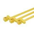 Hellermanntyton - Collier en PA66, jaune, de longueur 200 mm, avec une puce RFID LF intégrée