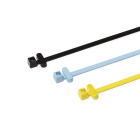 Hellermanntyton - Collier en PA66, bleu clair, de longueur 200 mm, avec une puce RFID HF intégrée