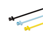 Hellermanntyton - Collier en PA66, bleu clair, de longueur 200 mm, avec une puce RFID HF intégrée