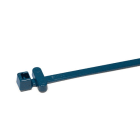 Hellermanntyton - Collier en PA66 détectable, bleu, de longueur 200 mm, équipé d'une puce RFID LF
