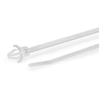 Hellermanntyton - Lanière à pied ancre 160x4.6mm trou Ø 6.2 à 6.4 mm en PA66HS naturel - T50SSFM