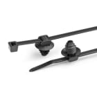 Hellermanntyton - Lanière avec pied sapin 200x4.6mm Øtrou 8 à 8.5mm en PA66HIRHS noir - T50RFT8GSD