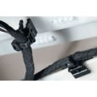 Hellermanntyton - Lanière de fixation pour bord de tôle 200 x 4.6 mm en PA66HIRHS noir - T50REC9SD