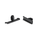 Hellermanntyton - Clip à enrubanner à pied sapin Ø6.3 à 6.7mm en PA66HIRHS Noir - TC4FT6LG