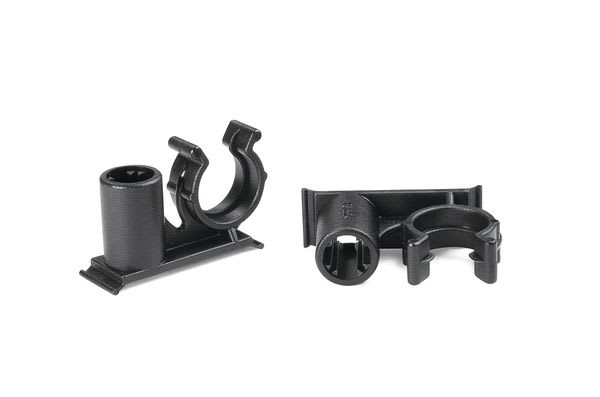 Hellermanntyton - Clip pour goujon Ø 6 mm pour gaine annelée Ø 10 mm en PA66HIRHS noir - CTC10SBS6