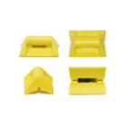 Hellermanntyton - Accessoire en TPE équipé d'une puce RFID HF, jaune, s'utlise avec un collier LPH