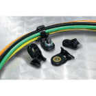 Hellermanntyton - Embase à visser avec trou de Ø 8.31 mm en PA66HIRHSW noir - HDM321