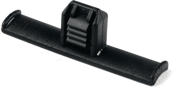 Hellermanntyton - Clip à enrubanner 40 x 8 mm à pied sapin oblong en PA66HIRHS noir - WICKELCLIP