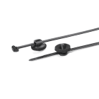 Hellermanntyton - Lanière de fixation 200x4.6 mm à pied ancre Ø6.5 mm en PA66HS noir- T50ROSSFT6.5