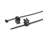 Hellermanntyton - Lanière de fixation pour bord de tôle 150 x 4.6 mm en PA66HIRHS noir -T50SOSEC10