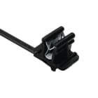 Hellermanntyton - Lanière rotative 160 x 3.5 mm pour bord de tôle en PA66HS + POM noir-CBT30MR