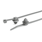 Hellermanntyton - Lanière avec pied sapin 200x4.6mm Øtrou 8 à 8.5mm en PA46 gris - T50RFT8GSD