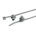 Hellermanntyton - Lanière avec pied sapin 200x4.6mm Øtrou 8 à 8.5mm en PA46 gris - T50RFT8GSD