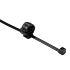Hellermanntyton - Lanière de fixation 202x4.6mm pour tube Ø 4 à 10mm en PA66HIRHS noir - T50ROC1B