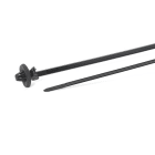Hellermanntyton - Lanière de fixation 200x4.6mm à pied ancre en PA66HS noir - T50XROSSFT6.5EMDL