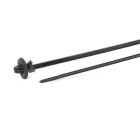 Hellermanntyton - Lanière de fixation 200x4.6mm à pied ancre en PA66HS noir - T50XROSSFT6.5EMDL