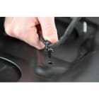 Hellermanntyton - Lanière avec pied sapin 200x4.6mm Øtrou 8 à 8.5mm en PA66HS+W noir- T50ROSFT8GSD