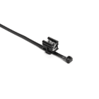 Hellermanntyton - Lanière de fixation pour bord de tôle 150 x 4.6 mm en PA66HIRHS noir -T50SOSEC19