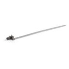 Hellermanntyton - Lanière avec pied sapin 163x4.6mm Øtrou 5.8 à 6.2 mm en PA46 gris -T50SOSFT6D10E