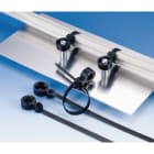 Hellermanntyton - Lanière de fixation 175x5.7mm pour goujon M8 en PA66HSW noir - T50SOSSBD-M8