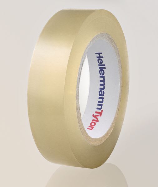 Hellermanntyton - Ruban adhésif Isolant PVC HelaTape Flex 15 - Transparent 15x10
