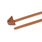 Hellermanntyton - Collier réouvrable 200x4.7mm en PA66 orange - REZ200