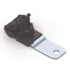 Hellermanntyton - Bride métalloplastique à visser, déport moyen, 180°, Ø trou 8.3mm - RCA180MM8