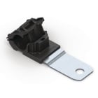 Hellermanntyton - Bride métalloplastique à visser, déport moyen, 180°, Ø trou 8.3mm - RCA180MM8