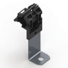 Hellermanntyton - Bride métalloplastique à visser, déport long, 90°, Ø trou 10.3mm - RCA90LM10