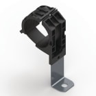 Hellermanntyton - Bride métalloplastique à visser, déport long, 90°, Ø trou 8.3mm - RCD90LM8