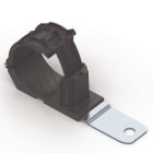 Hellermanntyton - Bride métalloplastique à visser, déport moyen, 180°, Ø trou 6.5mm - RCD180MM6